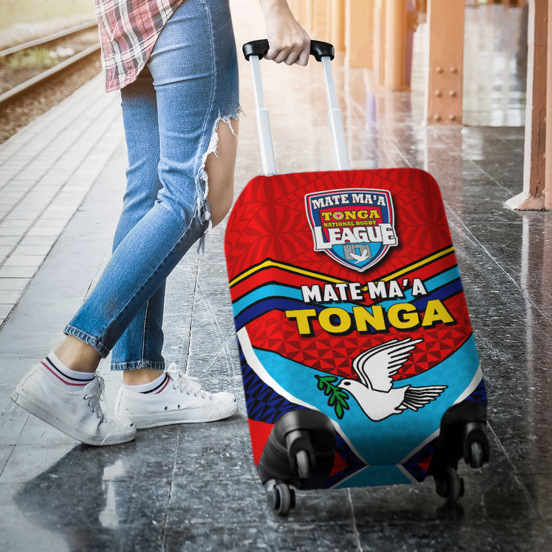 Tonga Mate Ma'a Rugby Luggage Cover Jersey LT6 - Polynesian Pride