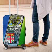 Vanuatu Malampa Fiji Day Luggage Cover 2022 LT6 Blue - Polynesian Pride