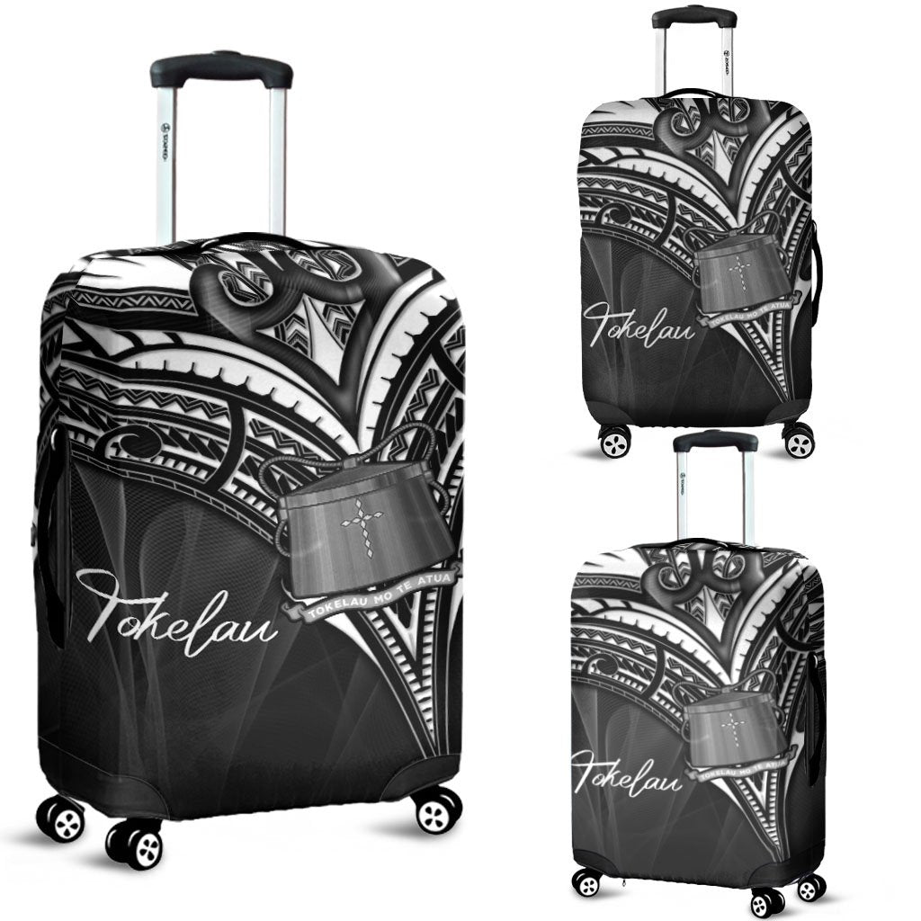 Tokelau Luggage Covers - Cross Style Black - Polynesian Pride