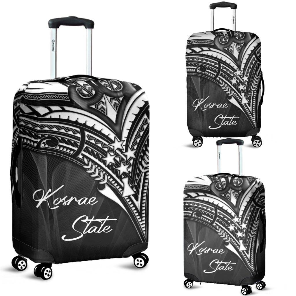 Kosrae State Luggage Covers - Cross Style Black - Polynesian Pride