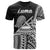 American Samoa T Shirt Luma Polynesian Patterns Unisex Black - Polynesian Pride