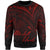 Marshall Islands Sweatshirt - Cross Style Red Color Unisex Black - Polynesian Pride