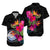 Marshall Islands Polynesian Hibiscus Matching Dress and Hawaiian Shirt LT12 - Polynesian Pride