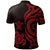 Tonga Polynesian Polo Shirt Red Tentacle Turtle - Polynesian Pride