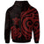 Polynesian Hawaii Hoodie Red Tentacle Turtle - Polynesian Pride