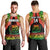 (Custom Text And Number) Samoa Rugby Men Tank Top Teuila Torch Ginger Gradient Style LT14 Black - Polynesian Pride