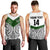 (Custom Text And Number) New Zealand Silver Fern Rugby Men Tank Top Maori Pacific LT14 White - Polynesian Pride