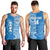 (Custom Text And Number) Apifoou Tonga College Men Tank Top Class Of Year Tongan Ngatu Pattern LT14 Blue - Polynesian Pride