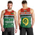 (Custom Personalised) Penama Province Men Tank Top Vanuatu Pig Tusk Polynesian Flag Style LT14 Green - Polynesian Pride