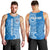 (Custom Personalised) Apifoou Tonga College Men Tank Top Tongan Ngatu Pattern LT14 Blue - Polynesian Pride