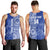 (Custom Text And Number) Tupou Tonga College Men Tank Top Class Of Year Tongan Ngatu Pattern LT14 Blue - Polynesian Pride