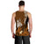 (Custom Personalised) New Caledonia Men Tank Top Nautilus Gold Polynesian Hibiscus LT13 - Polynesian Pride