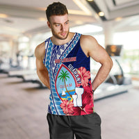 Guam Chamorro Men Tank Top Happy Liberation Day Latte Stone LT13 - Polynesian Pride