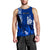 (Custom Personalised) New Caledonia Men Tank Top Nautilus Blue Polynesian Hibiscus LT13 Blue - Polynesian Pride