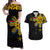 Filipino Matching Dress and Hawaiian Shirt Tribal Black Style LT6 Black - Polynesian Pride