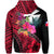 Wallis and Futuna Hoodie Hibiscus Red No.1 Color LT6 - Polynesian Pride