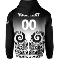 Custom New Zealand Rugby Hoodie Maori Style LT6 - Polynesian Pride