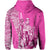 Hawaiian King Kamehameha Hoodie Vibe Pink Style LT6 - Polynesian Pride