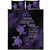 Hawaii Turtle Quilt Bed Set Hibiscus To My Wife Violet AH Violet - Polynesian Pride