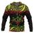 Hawaii Polynesian All Over Zip up Hoodie Reggae Sea Turtle Unisex Black - Reggae - Polynesian Pride