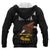 American Samoa Polynesian ll Over Hoodie Black Eagle - Polynesian Pride