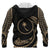 Chuuk Micronesia ll Over Hoodie Gold Tribal Wave - Polynesian Pride