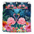 Kanaka Flamingo Couple Rose Hibiscus Plumeria Bedding Set - Love Universe - AH - Polynesian Pride