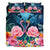 Kanaka Flamingo Couple Rose Hibiscus Plumeria Bedding Set - Love Universe - AH - Polynesian Pride