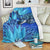 Hawaii Blue Turtle Paradise Premium Blanket - Breath Ocean - AH - Polynesian Pride