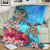 Hawaii Turtle Hibiscus Sea Premium Blanket - Ocean Of Love - AH - Polynesian Pride