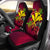 Kanaka Map Turtle Hibiscus Car Seat Cover - Red Velvet - AH - Polynesian Pride