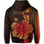 Custom Polynesian Hibiscus Zip Hoodie Hawaiian Style No.1 LT6 - Polynesian Pride