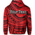 Custom Happy Fathers Day Hoodie Polynesian Patterns Red Style LT6 - Polynesian Pride