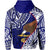 American Samoa Eagles In Heart Zip Hoodie - Polynesian Pride