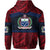 Samoa Rugby Polynesian Patterns Zip Hoodie Red - Polynesian Pride