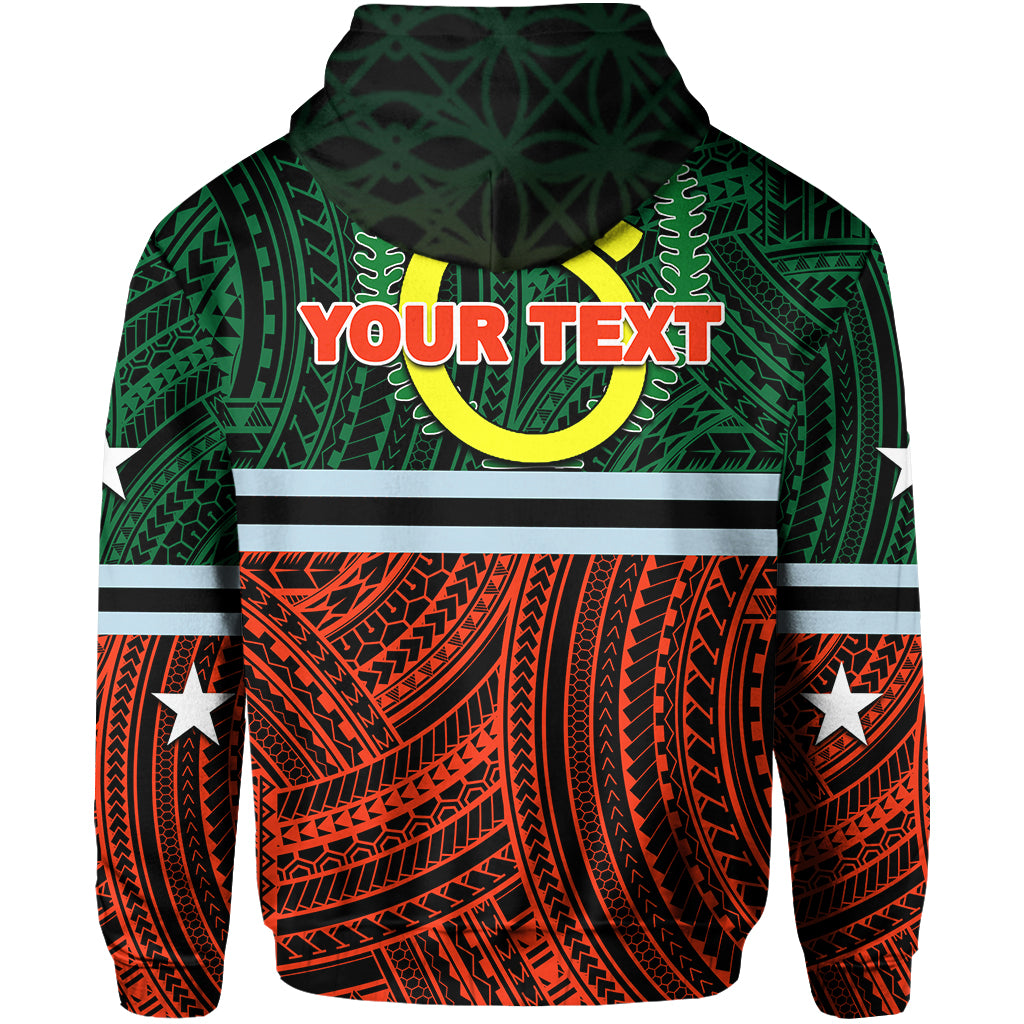 Custom Penama Province Zip Hoodie of Vanuatu Polynesian Patterns Mix Sand Drawing LT6 - Polynesian Pride