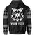 Custom Tonga Hoodie Ngatu Black Style LT6 - Polynesian Pride