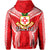 Custom Kolisi Tonga Hoodie Red Style LT6 - Polynesian Pride