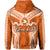 Custom Tailulu College Hoodie Orange Style LT6 - Polynesian Pride