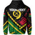 Custom Vanuatu Zip Hoodie Polynesian Style No.2 LT6 - Polynesian Pride