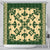 hawaiiShower Curtain - Hawaiian Quilt Turtle Dance Sea Pattern 177 x 172 (cm) Green - Polynesian Pride