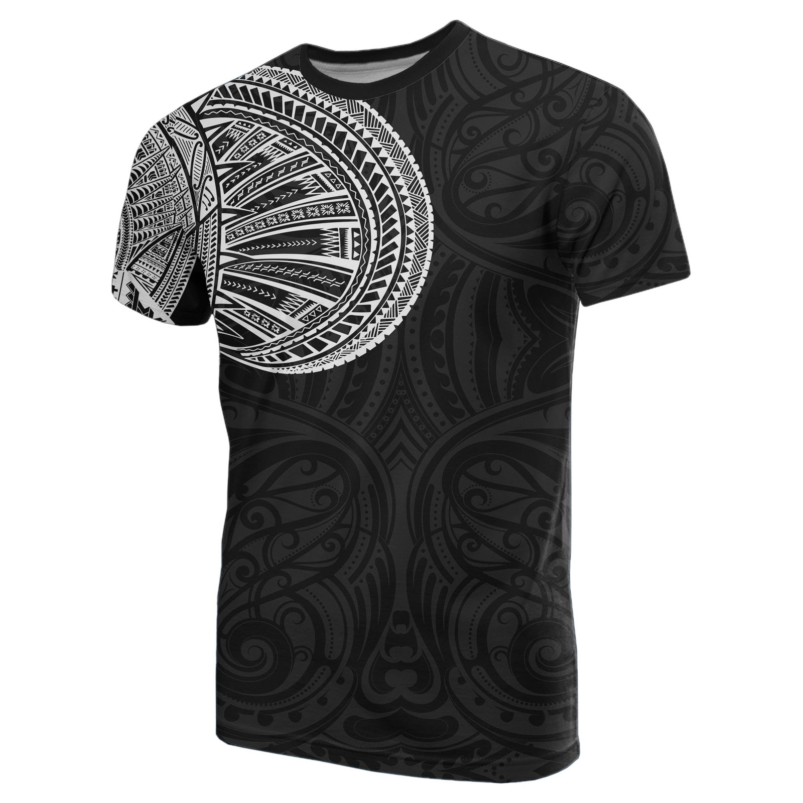 Samoa Tribal T-Shirt - Maori Tattoo Roman Reigns Black - Polynesian Pride