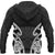 Aotearoa Hoodie Maori Moko (Black White) - Polynesian Pride