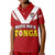 Custom Mate Maa Tonga Rugby Polo Shirt Tongan Kupesi Red Style LT9 - Polynesian Pride