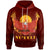 American Samoa Hoodie Manulele Tausala Nuuuli Unisex Red - Polynesian Pride