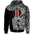 Samoa Zip up Hoodie Its In My DNA Black Unisex Black - Polynesian Pride