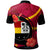 Papua New Guinea Polo Shirt Madang Flag of PNG with Hibicus and Polynesian Culture Polo Shirt - Polynesian Pride