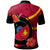 Papua New Guinea Polo Shirt Sandaun Flag of PNG with Hibicus and Polynesian Culture Polo Shirt - Polynesian Pride