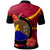 Papua New Guinea Polo Shirt Manus Flag of PNG with Hibicus and Polynesian Culture Polo Shirt - Polynesian Pride