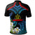 Tonga Polynesian Polo Shirt Lavengamalie College with Polynesian Patterns and Plumeria Flower Polo Shirt LT10 - Polynesian Pride